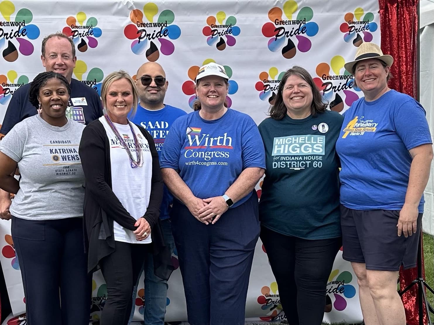 Image of Candidates at Greenwood Pride