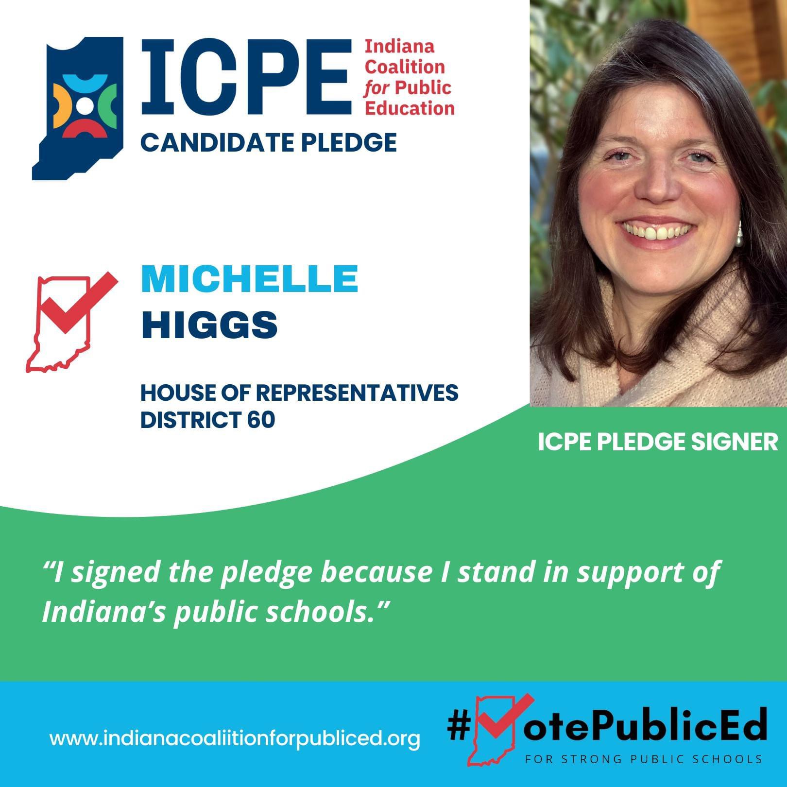 Indiana Coalition For Public Education Pledge Signer